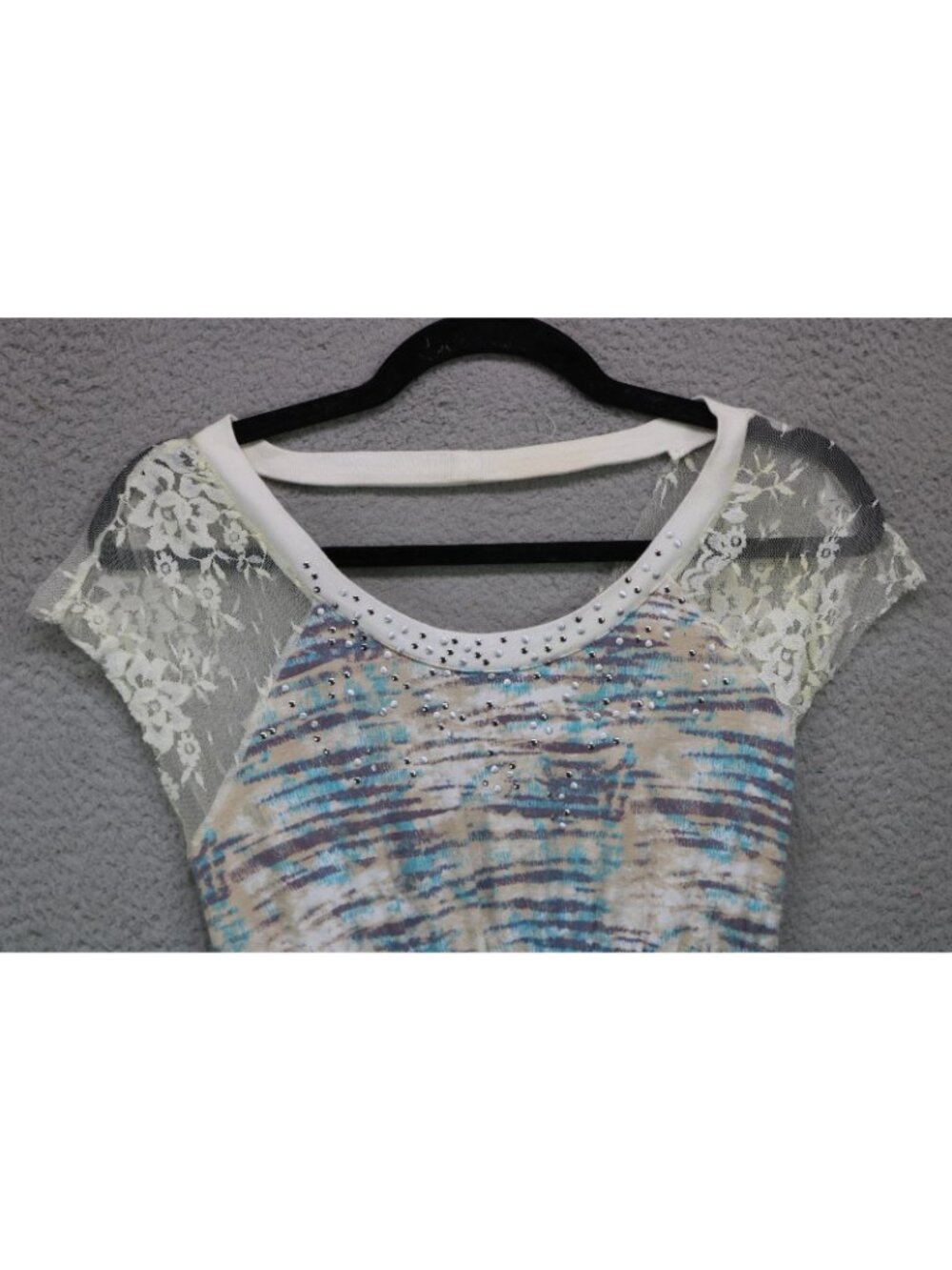 Free People Barracuda Lace Open Back Mini Dress-Size XS-BOHO-Hippie - Picture 4 of 10